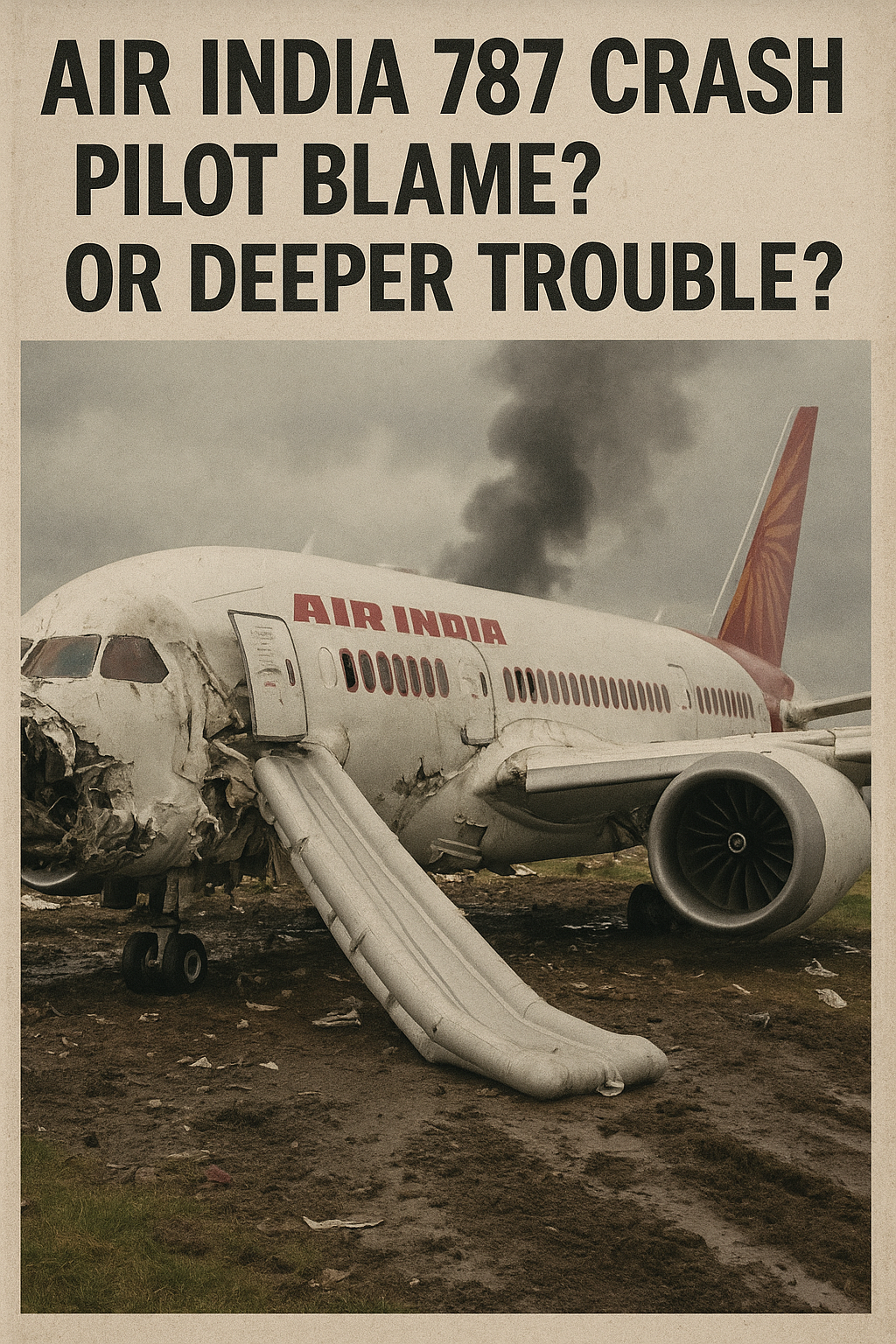 Air India Dreamliner crash