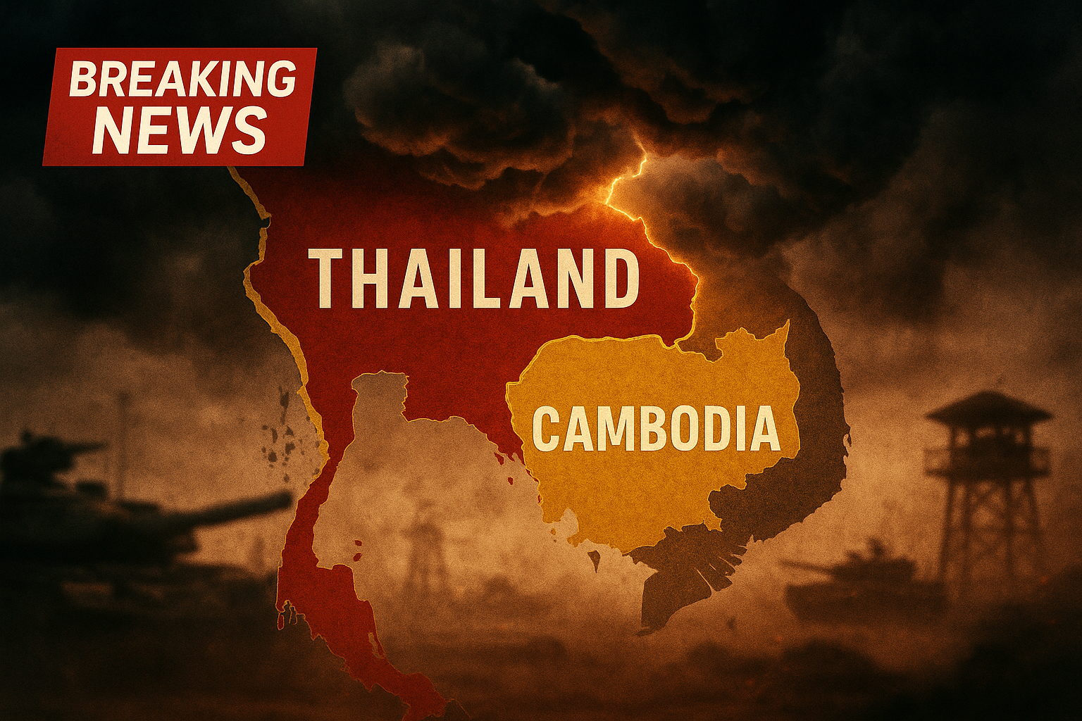 Evacuated civilians fleeing Thai border villages