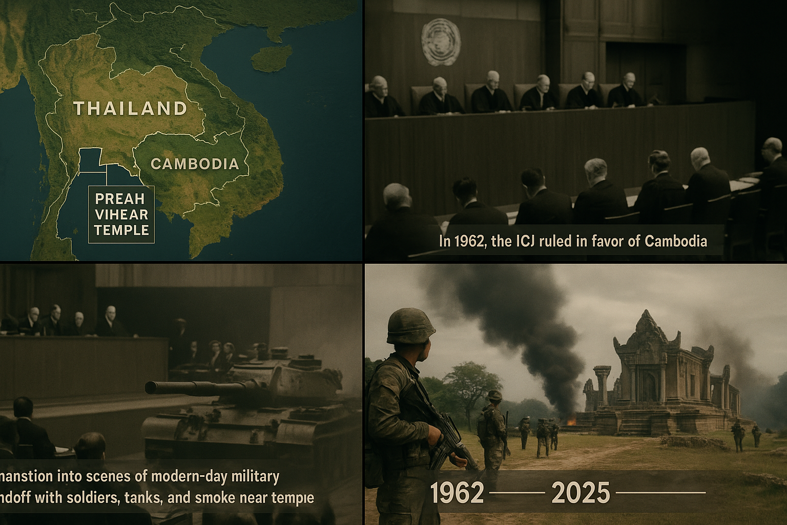 Thailand-Cambodia Border Dispute in 2025