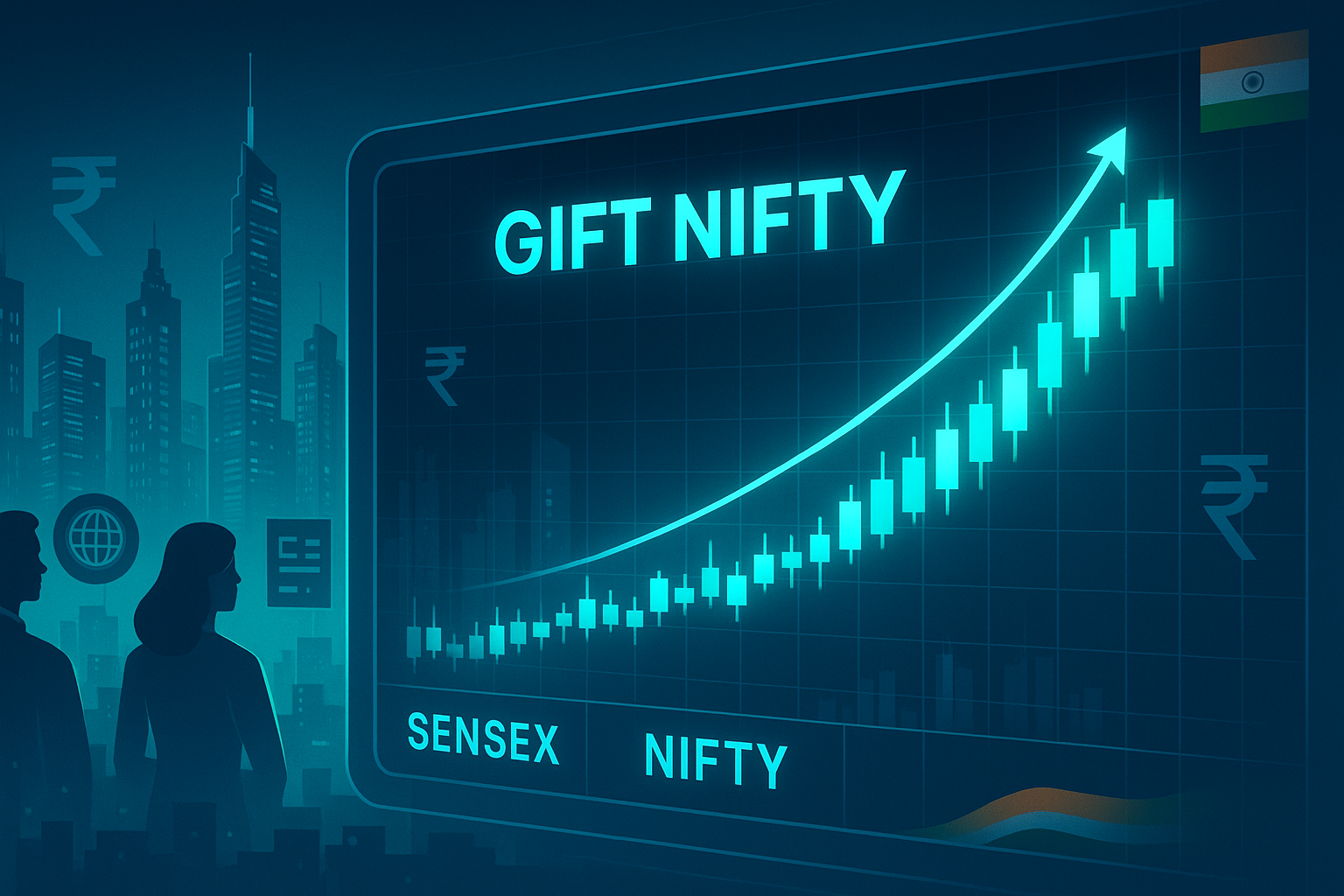 GIFT Nifty falls tariff reaction